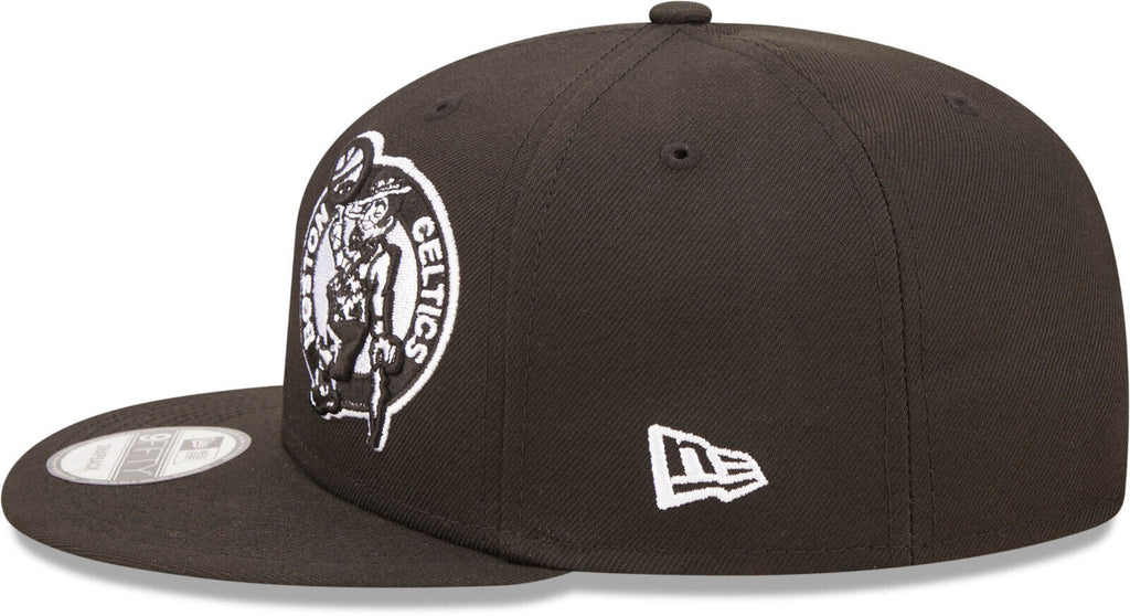 Boston Celtics New Era Black 2022 NBA Draft 9FIFTY Snapback Hat product image 4, provided for visual reference and product