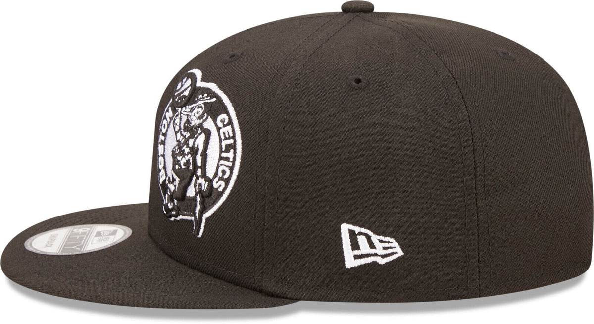 Boston Celtics New Era Black 2022 NBA Draft 9FIFTY Snapback Hat product image 4, provided for visual reference and product