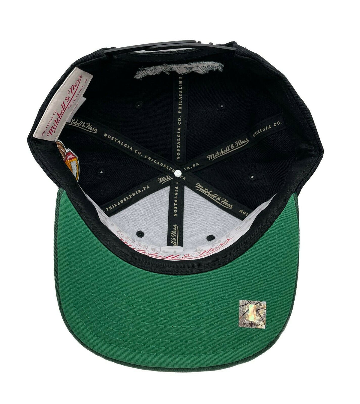 Seattle SuperSonics HWC Team Script 2.0 Mitchell & Ness Snapback Hat product image 7, provided for visual reference and