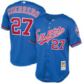 Montreal Expos Vladimir Guerrero Mitchell & Ness Royal 2002 Authentic Cooperstown Collection Mesh Batting Practice Jersey