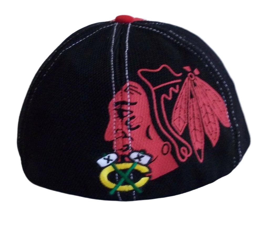 Chicago Blackhawks '47 NHL Brand Game Time Reversal Stretch Fit Hat product image 2, provided for visual reference and