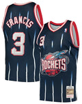Houston Rockets Steve Francis Mitchell & Ness Navy 1999-2000 Hardwood Classics Swingman Jersey for Men product image 1,