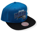 Orlando Magic NBA Core Basic Blue/Black Mitchell & Ness Snapback Hat for Men product image 1, provided for visual reference