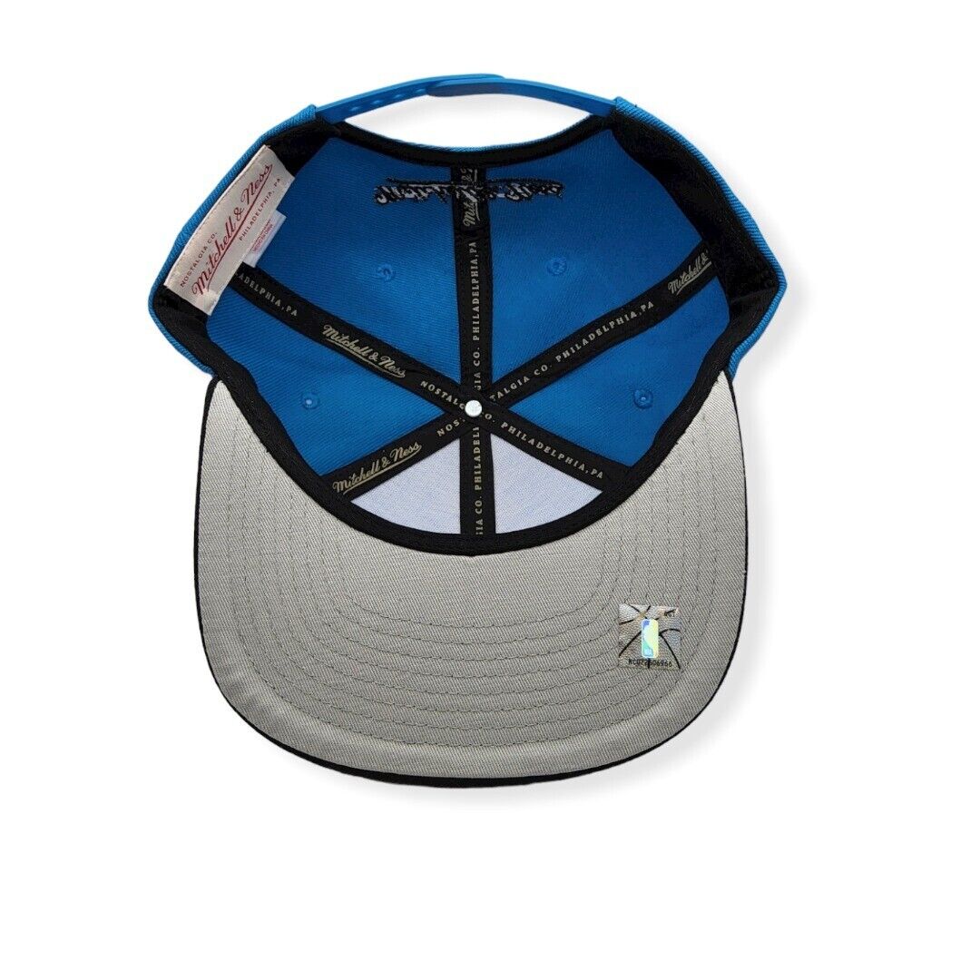 Orlando Magic NBA Core Basic Blue/Black Mitchell & Ness Snapback Hat for Men product image 5, provided for visual reference