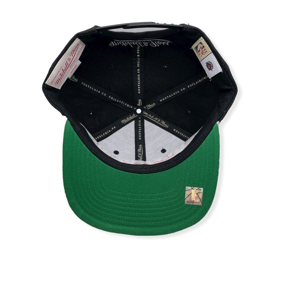 Toronto Raptors NBA Core Basic Script 2 Tone Black/Gray Mitchell & Ness Snapback Hat for Men product image 5, provided for