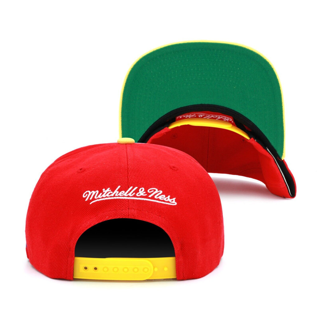 Houston Rockets NBA All Star Color HWC Mitchell & Ness Snapback Hat for Men product image 3, provided for visual reference