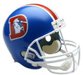 Riddell Denver Broncos 1975-96 Blue VSR4 Mini Helmet product image 1, provided for visual reference and product detail review