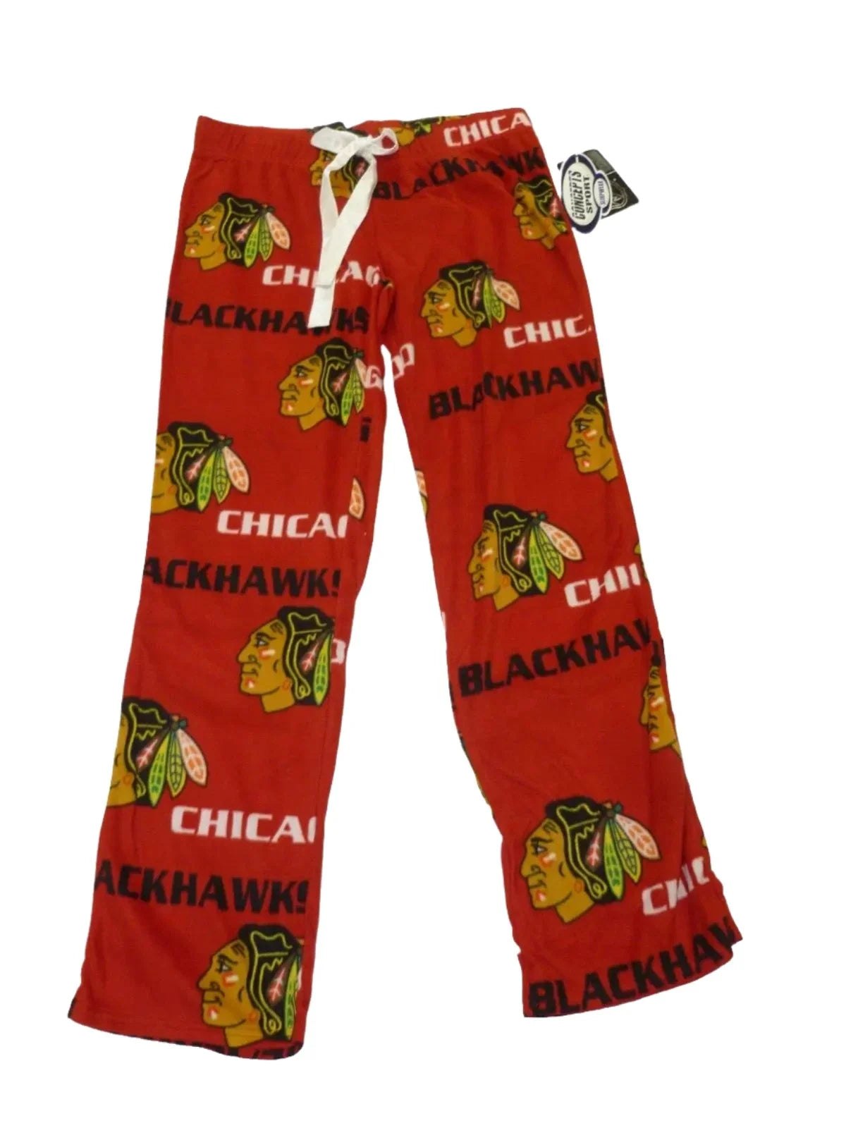 Chicago Blackhawks Facade Micro Fleece Pants for Women product image 1, provided for visual reference and product detail