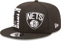 Brooklyn Nets New Era Black 2022 NBA Draft 9FIFTY Snapback Hat product image 1, provided for visual reference and product