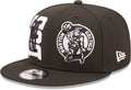 Boston Celtics New Era Black 2022 NBA Draft 9FIFTY Snapback Hat product image 1, provided for visual reference and product