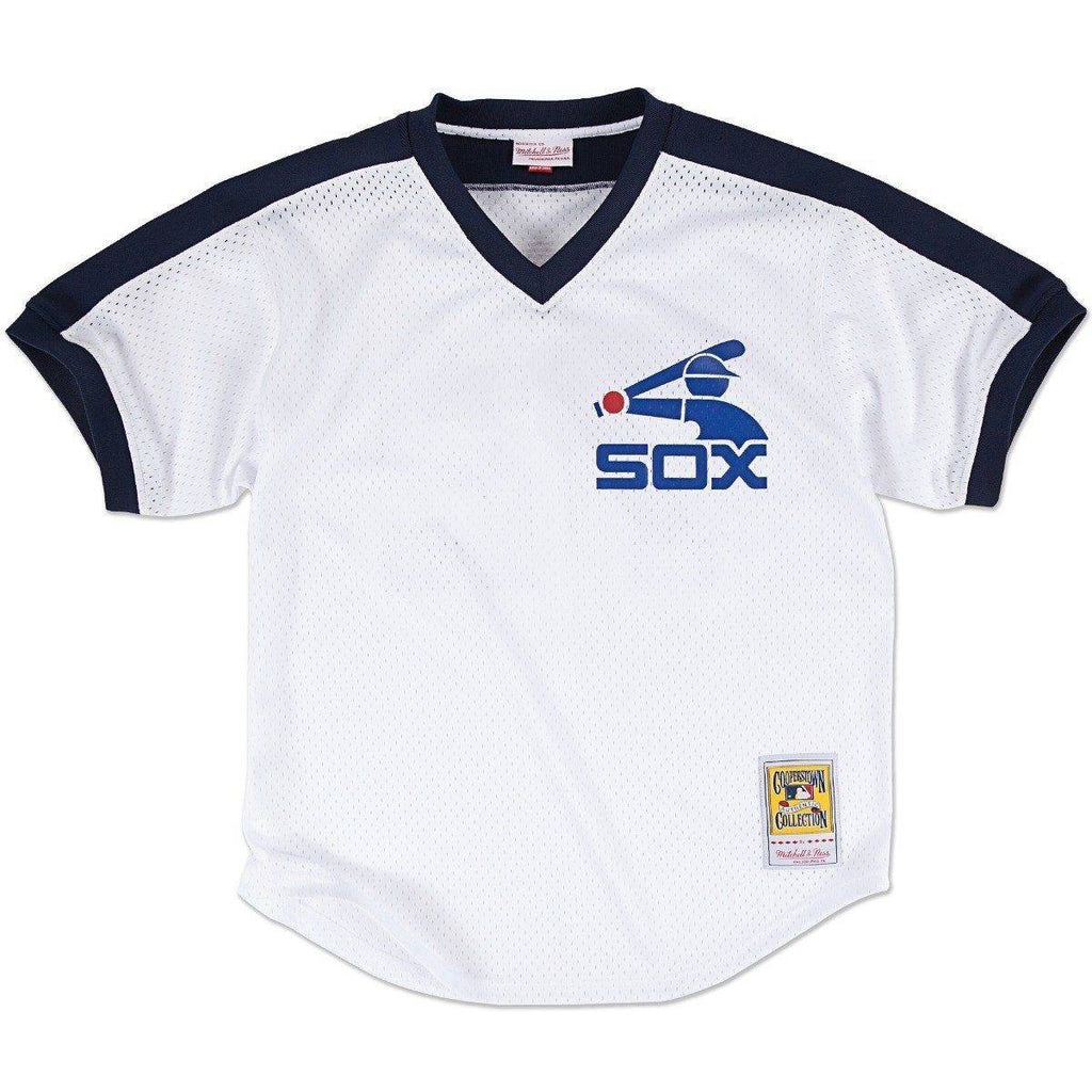 Chicago White Sox Carlton Fisk 1983 Authentic Mesh BP Jersey product image 2, provided for visual reference and product