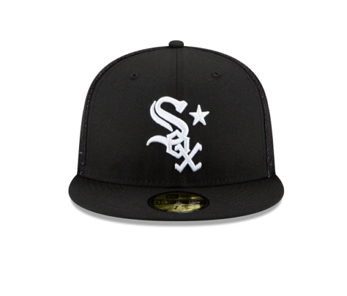 Chicago White Sox New Era MLB All Star Palm Tree 59fifty Trucker Mesh Hat product image 2, provided for visual reference and
