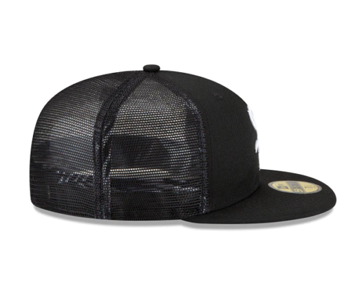 Chicago White Sox New Era MLB All Star Palm Tree 59fifty Trucker Mesh Hat product image 6, provided for visual reference and