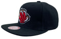 Vancouver Grizzlies Mitchell & Ness Black Alternate Core Basic Adjustable Snapback Hat for Men product image 1, provided for