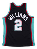 Memphis Grizzlies Jason Williams Mitchell & Ness Black 2001-02 Hardwood Classics Swingman Jersey for Men product image 1,