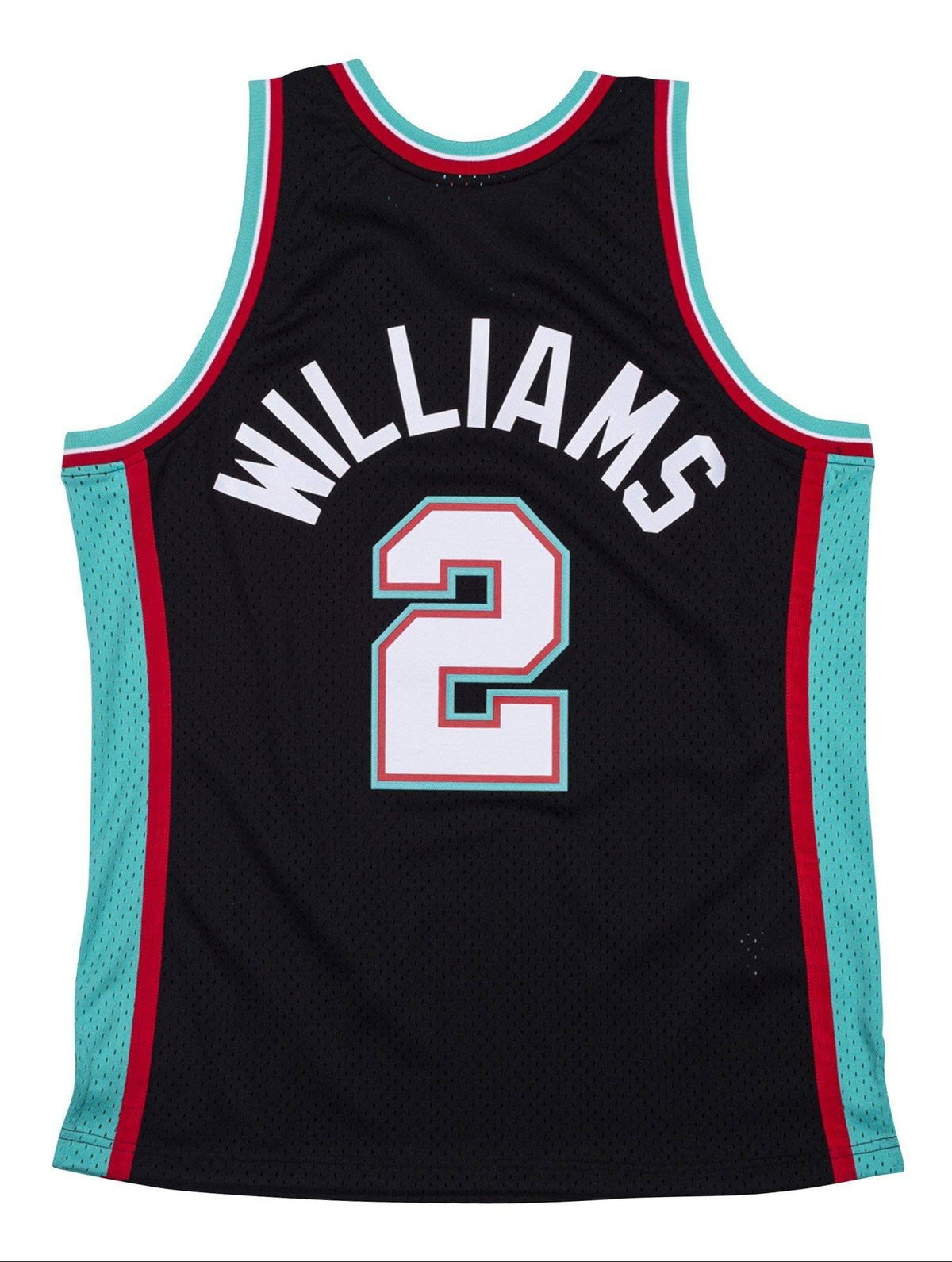 Memphis Grizzlies Jason Williams Mitchell & Ness Black 2001-02 Hardwood Classics Swingman Jersey for Men product image 1,