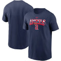Los Angeles Angels Nike Cooperstown Collection Navy Rewind Arch T-Shirt product image 1, provided for visual reference and