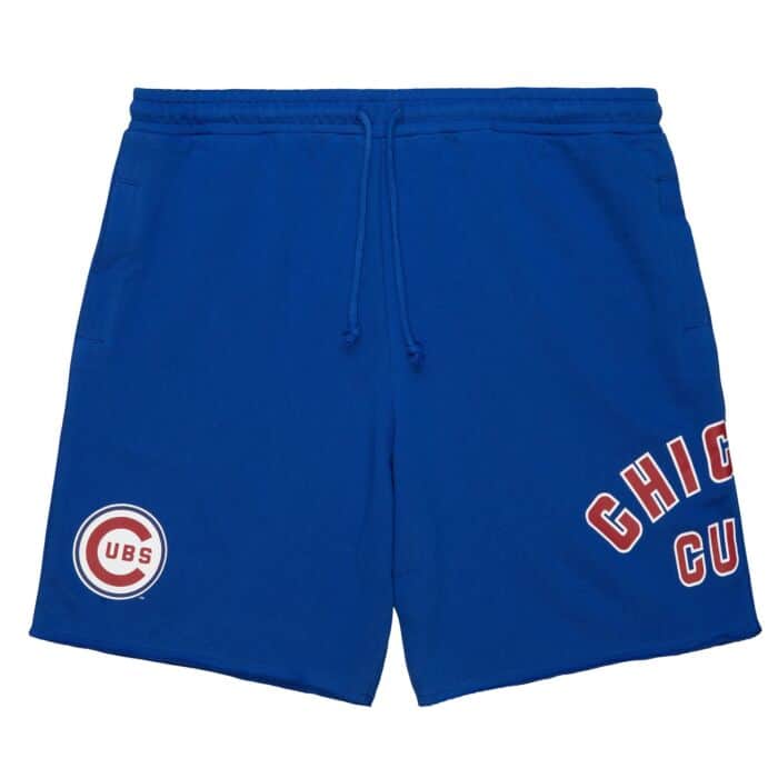 Chicago Cubs Game Day FT Mitchell & Ness Royal Blue Shorts for Men product image 1, provided for visual reference and