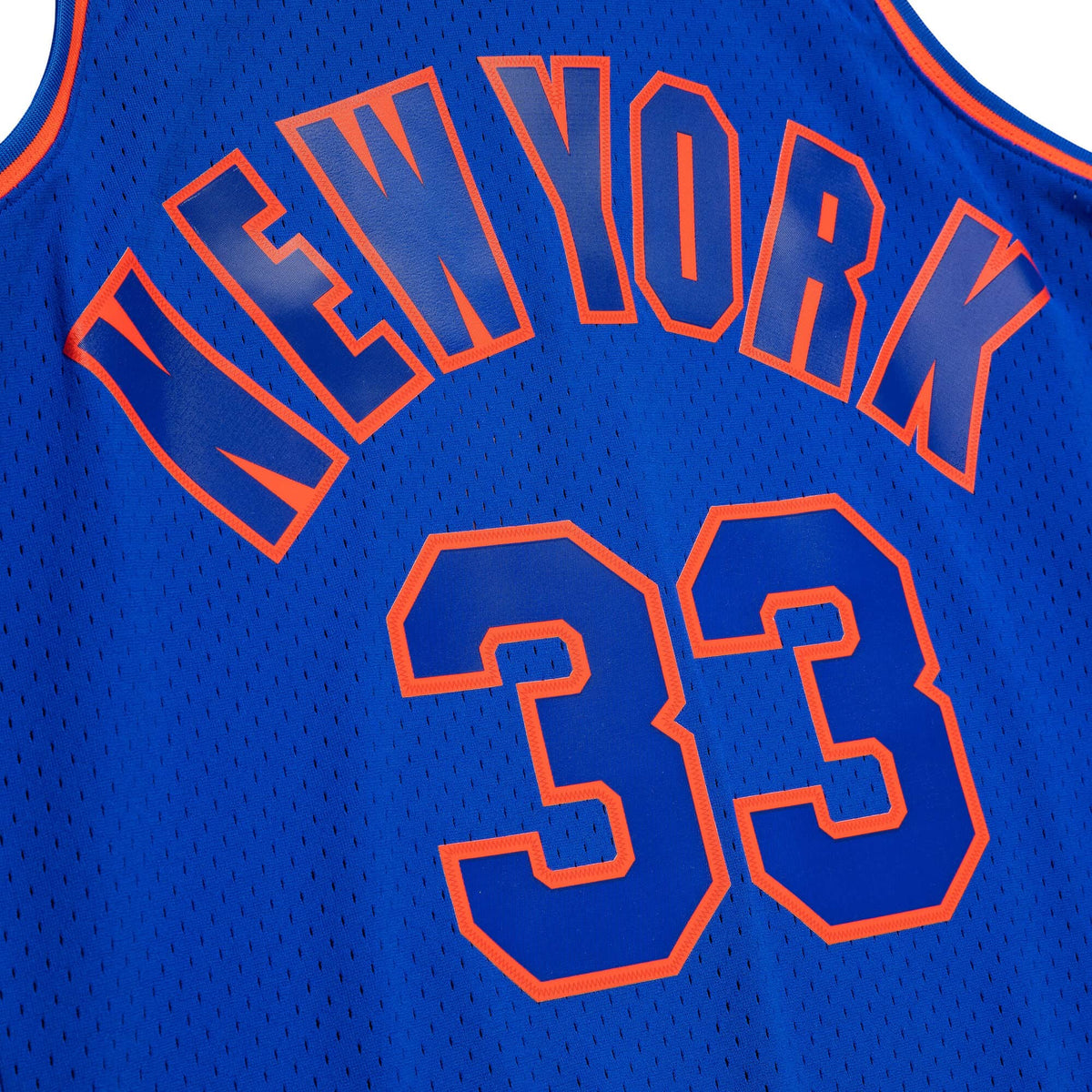 New York Knicks Patrick Ewing Mitchell & Ness Blue 1996-97 Hardwood Classics Swingman Jersey for Men product image 4,