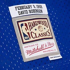David Robinson Western Conference All-Star San Antonio Spurs Mitchell & Ness Hardwood Classics Blue 1992 Swingman Jersey for