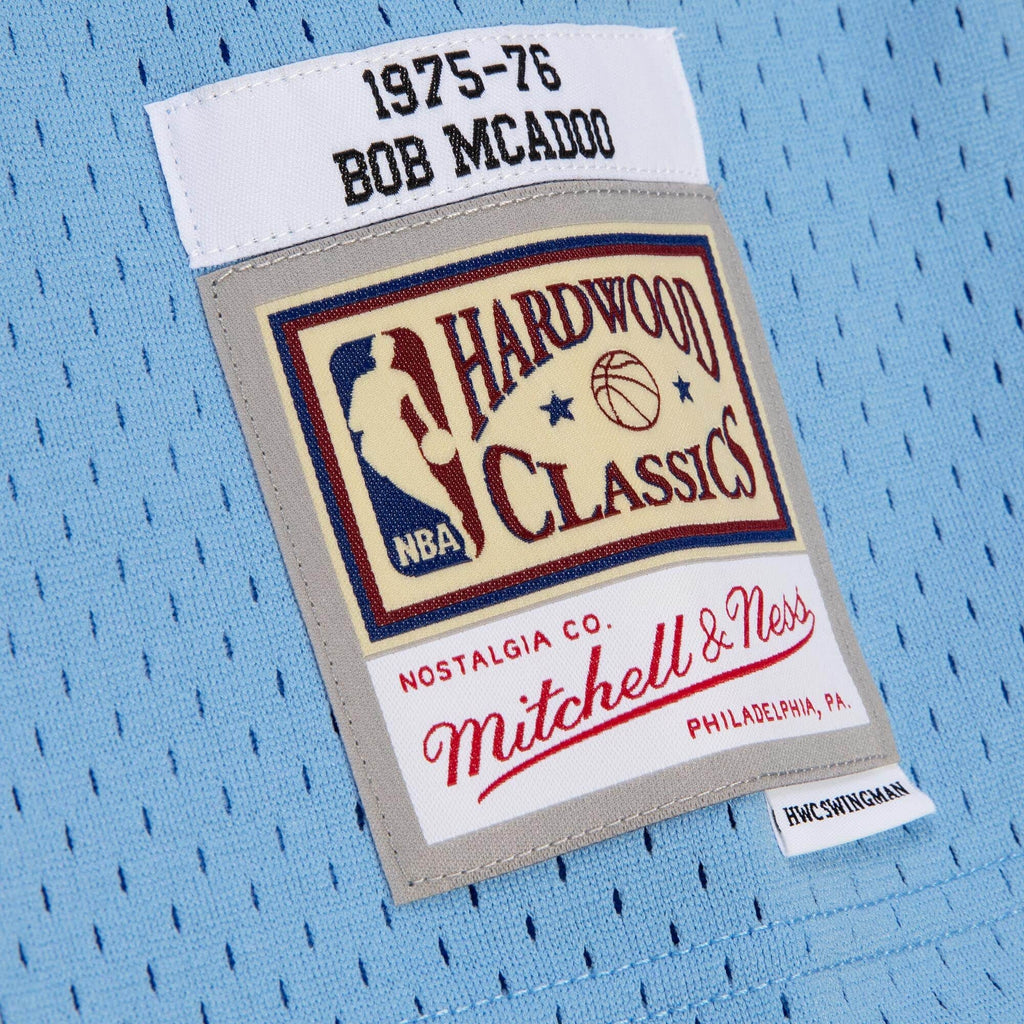 Buffalo Braves Bob Mcadoo Mitchell & Ness Blue 1975-76 Hardwood Classics Swingman Jersey for Men product image 5, provided