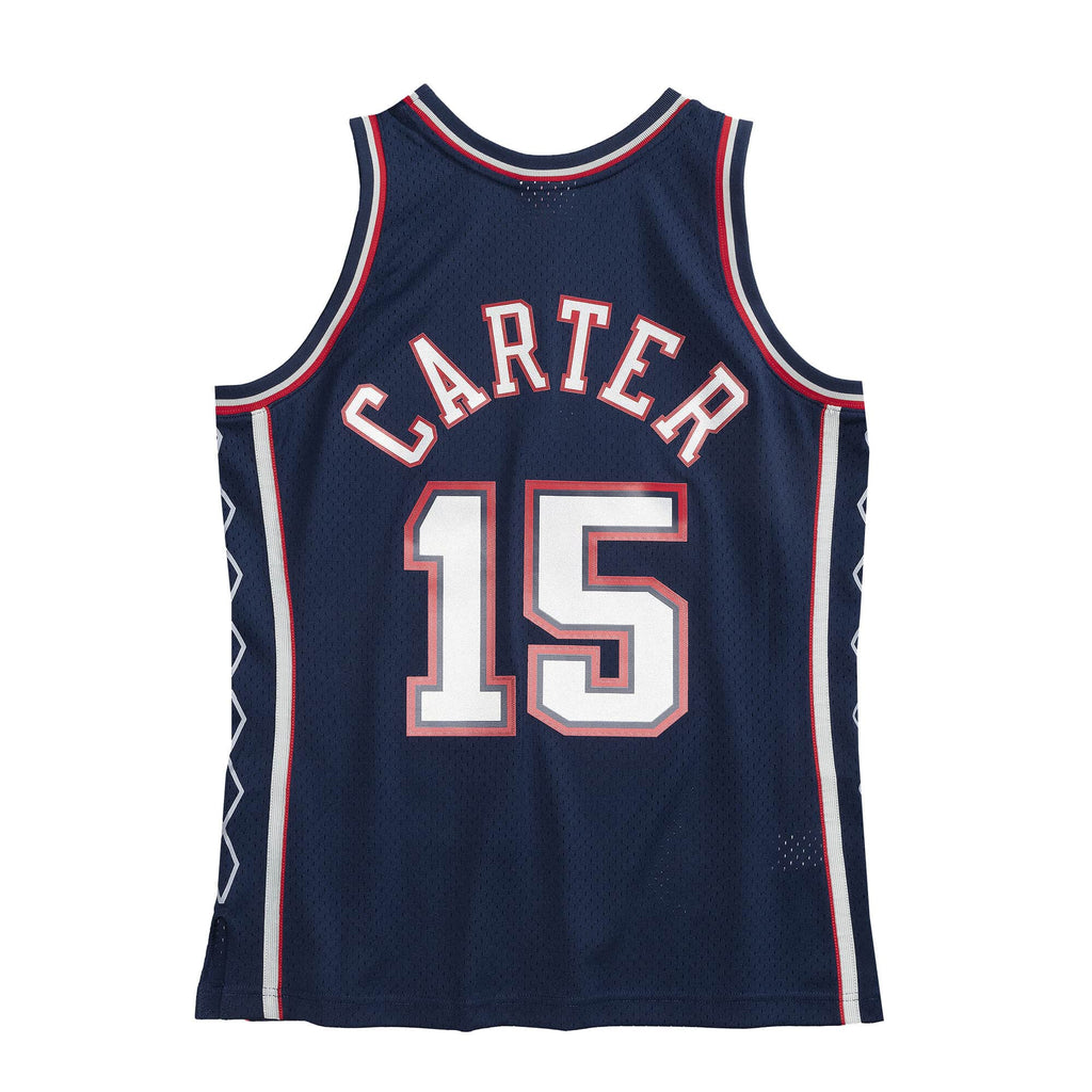 Vince Carter New Jersey Nets Navy 2006-07 Swingman Replica Jersey for Men product image 2, provided for visual reference and