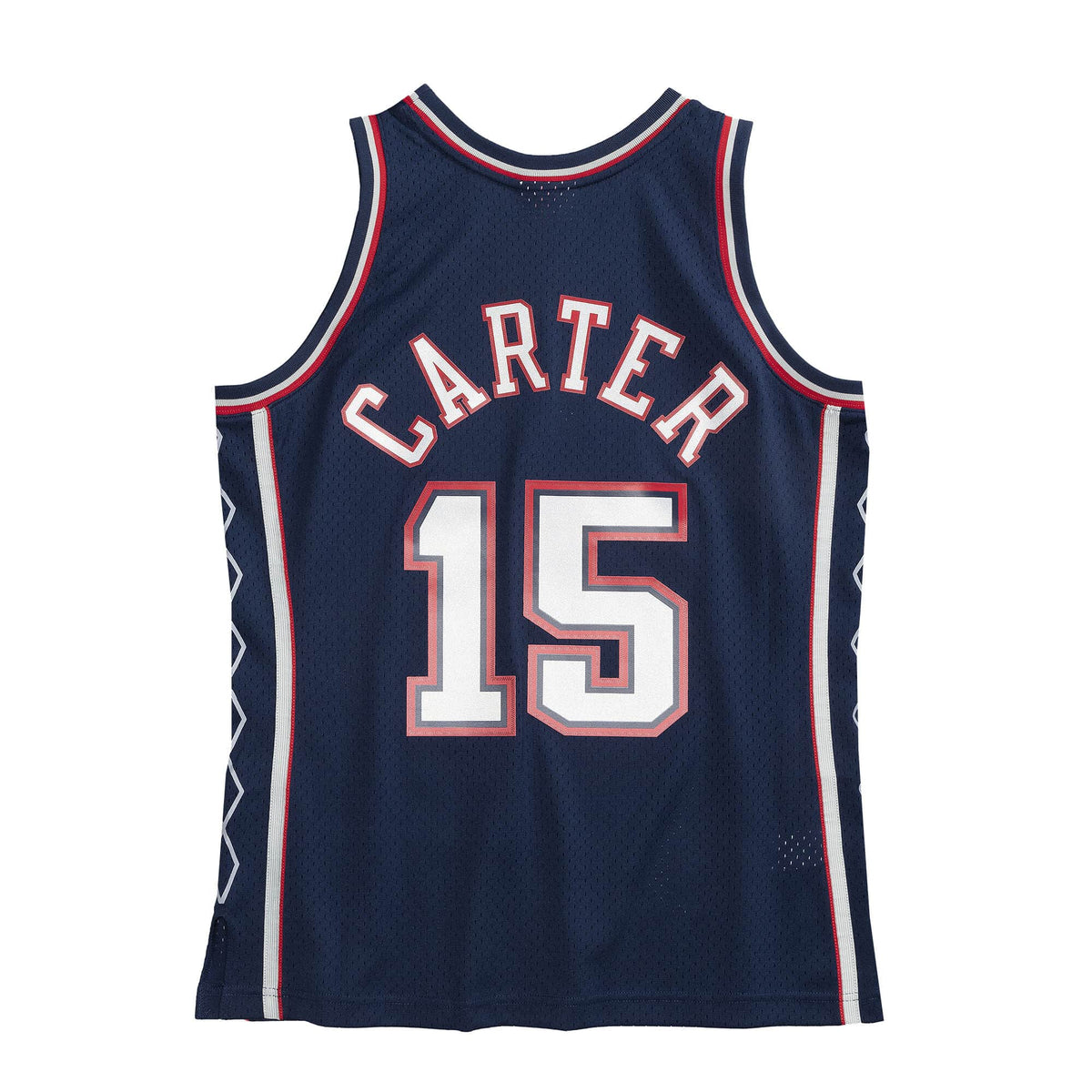 Vince Carter New Jersey Nets Navy 2006-07 Swingman Replica Jersey for Men product image 2, provided for visual reference and