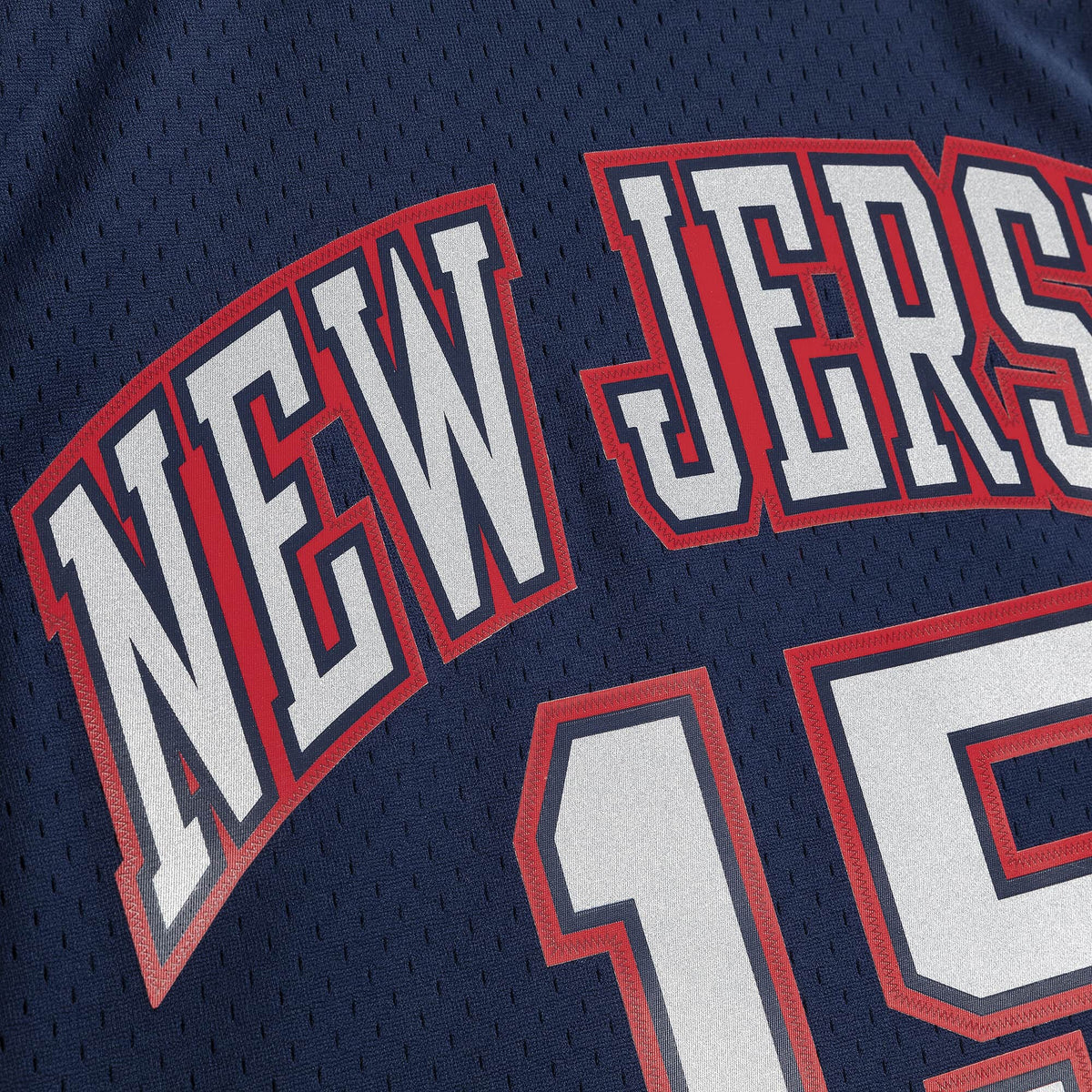 Vince Carter New Jersey Nets Navy 2006-07 Swingman Replica Jersey for Men product image 3, provided for visual reference and