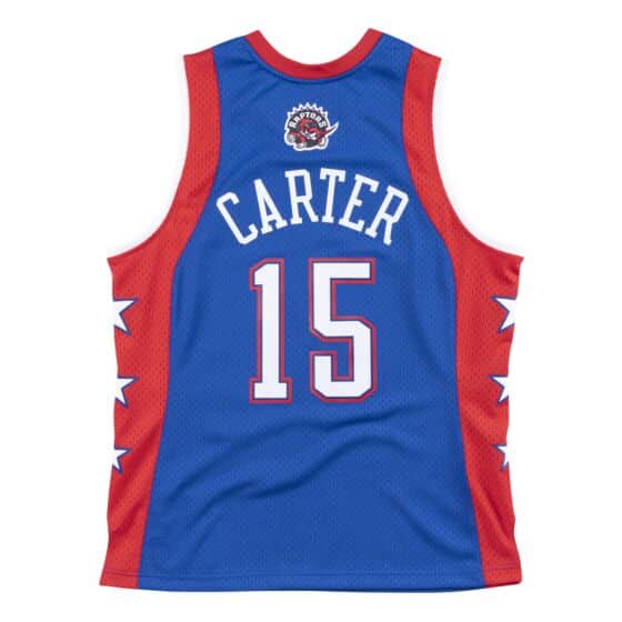 Vince Carter 2004 Eastern Conference All Star Mitchell & Ness Blue Hardwood Classics Swingman Jersey for Men product image