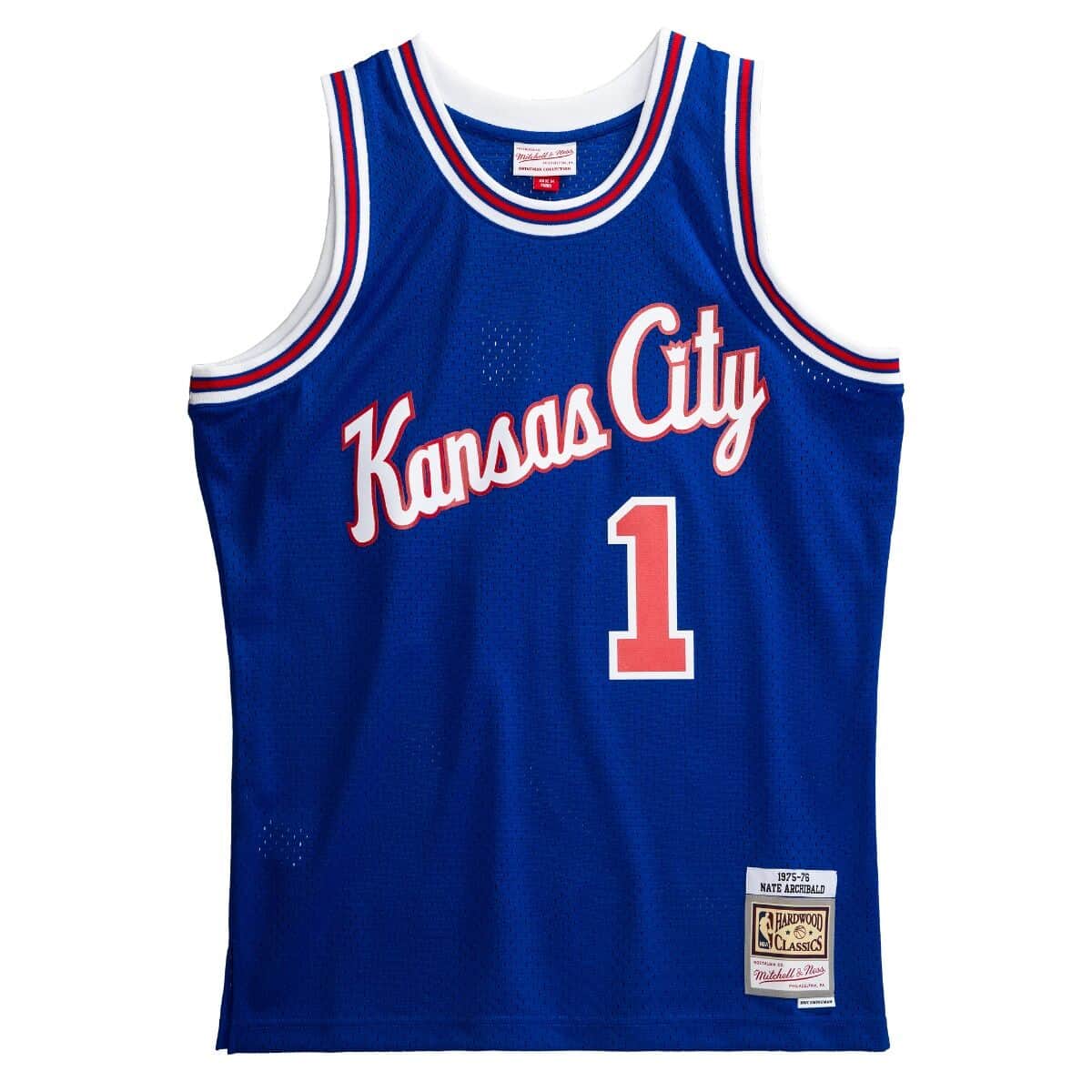 Kansas City Kings Nate Archibald 1975-76 Royal Mitchell & Ness NBA Men Hardwood Classic Swingman Jersey for Men product