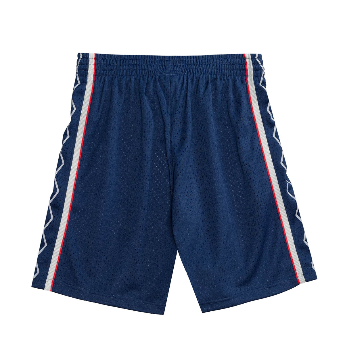 New Jersey Nets Mitchell and Ness Hardwood Classics Navy 2006-07 Swingman Shorts for Men product image 2, provided for