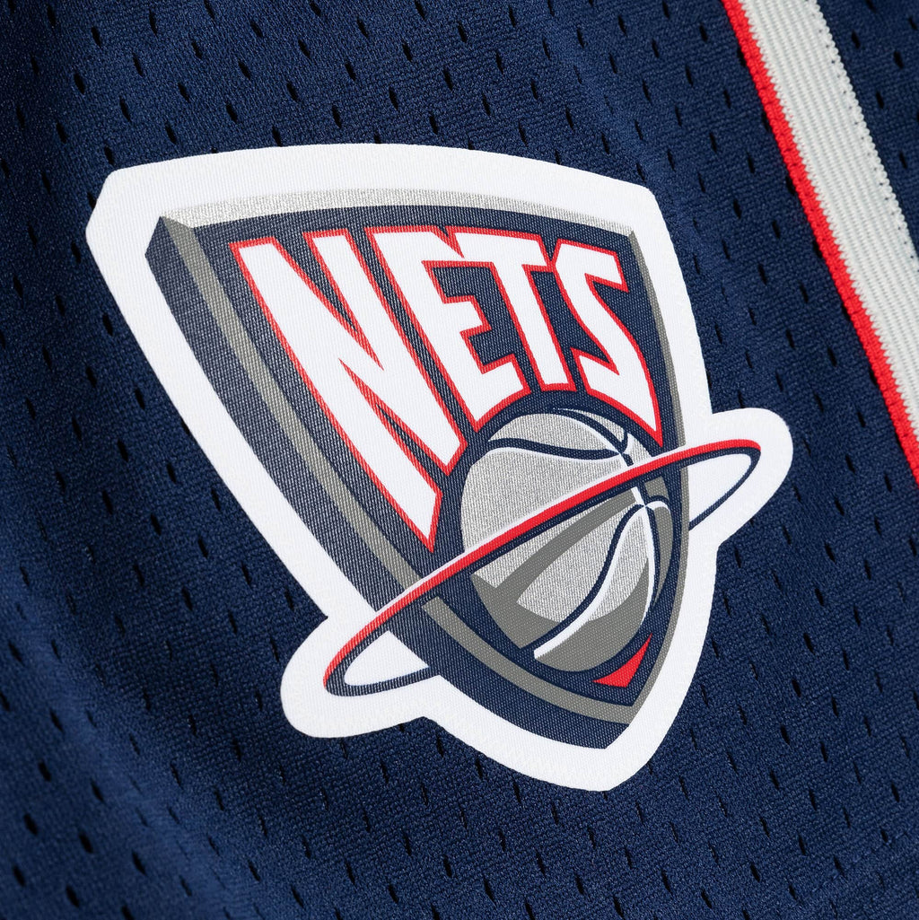 New Jersey Nets Mitchell and Ness Hardwood Classics Navy 2006-07 Swingman Shorts for Men product image 3, provided for