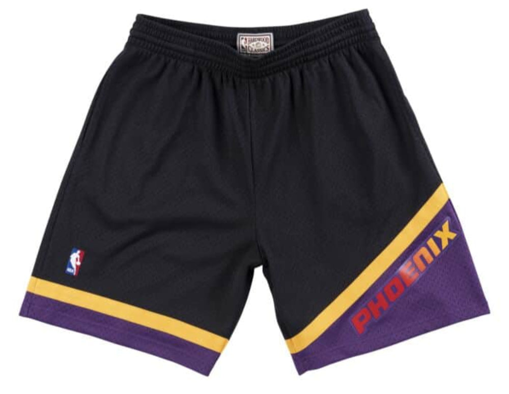 Phoenix Suns Mitchell & Ness Black 1999-2000 Alternate Hardwood Classics Swingman Shorts for Men product image 1, provided