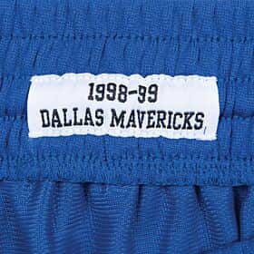 Dallas Mavericks Mitchell & Ness Hardwood Classics 1998-99 Swingman Shorts - Blue for Men product image 4, provided for