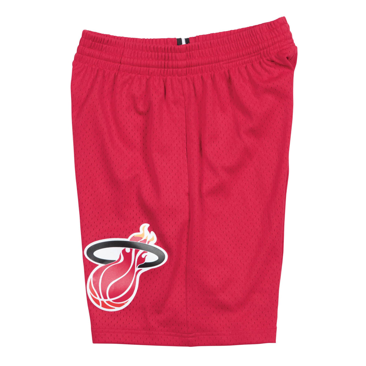 Miami Heat Mitchell and Ness Hardwood Classics Red 1996-97 Swingman Shorts for Men product image 4, provided for visual