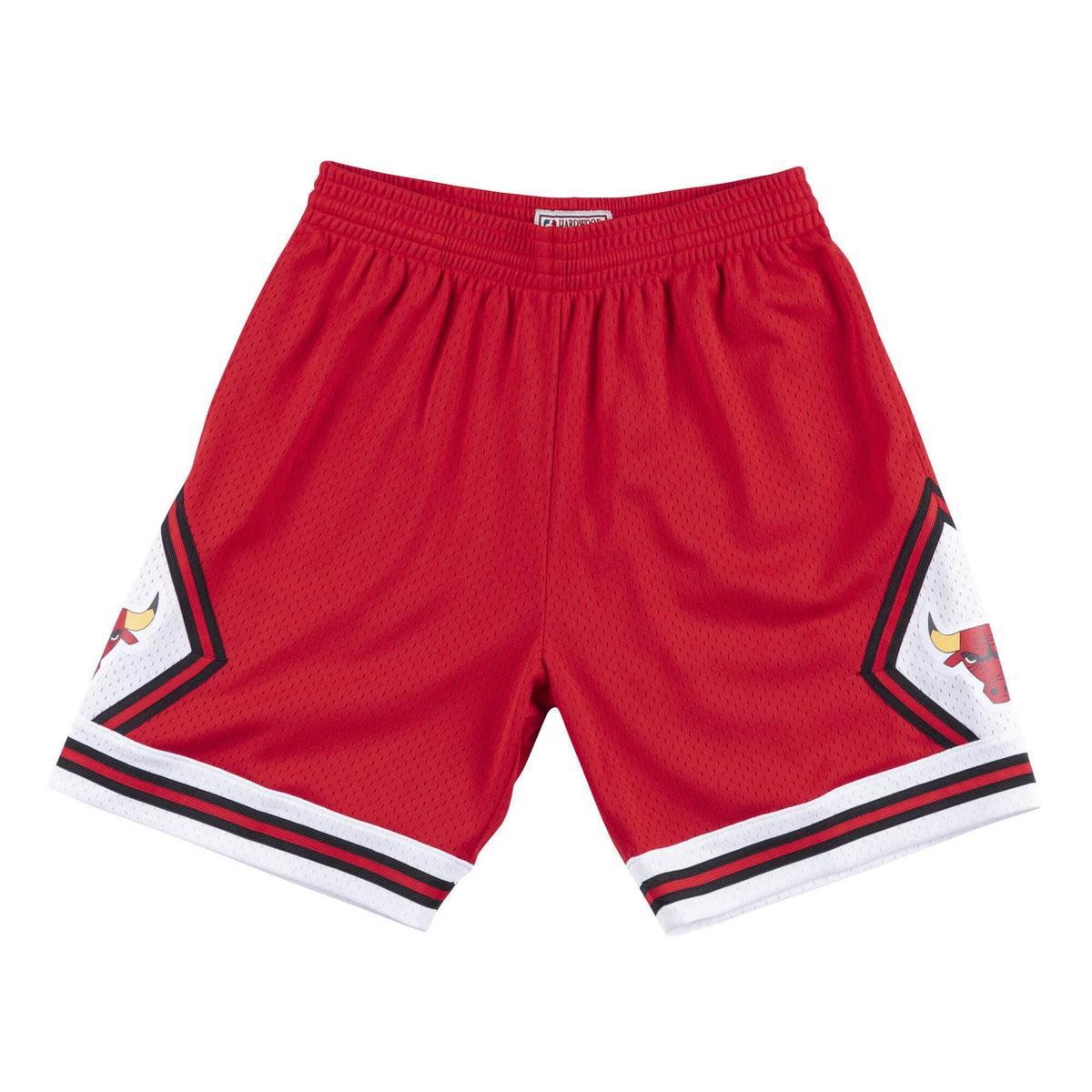 Chicago Bulls Mitchell & Ness Red 1975-76 Hardwood Classics Swingman Shorts for Men product image 1, provided for visual