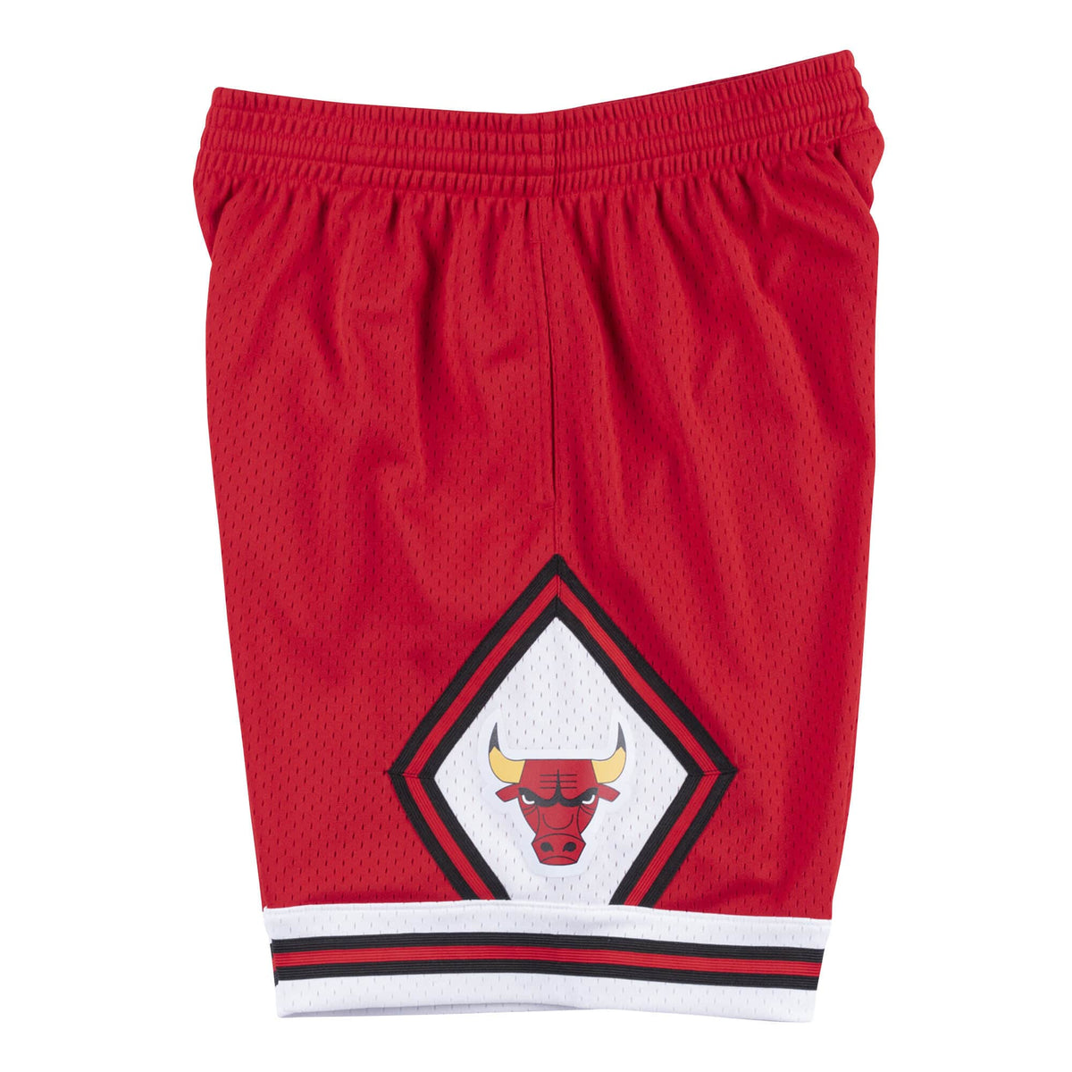 Chicago Bulls Mitchell & Ness Red 1975-76 Hardwood Classics Swingman Shorts for Men product image 2, provided for visual