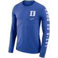 Duke Blue Devils Nike College Dri-FIT Mantra Long-Sleeve T-Shirt for Men product image 1, provided for visual reference and