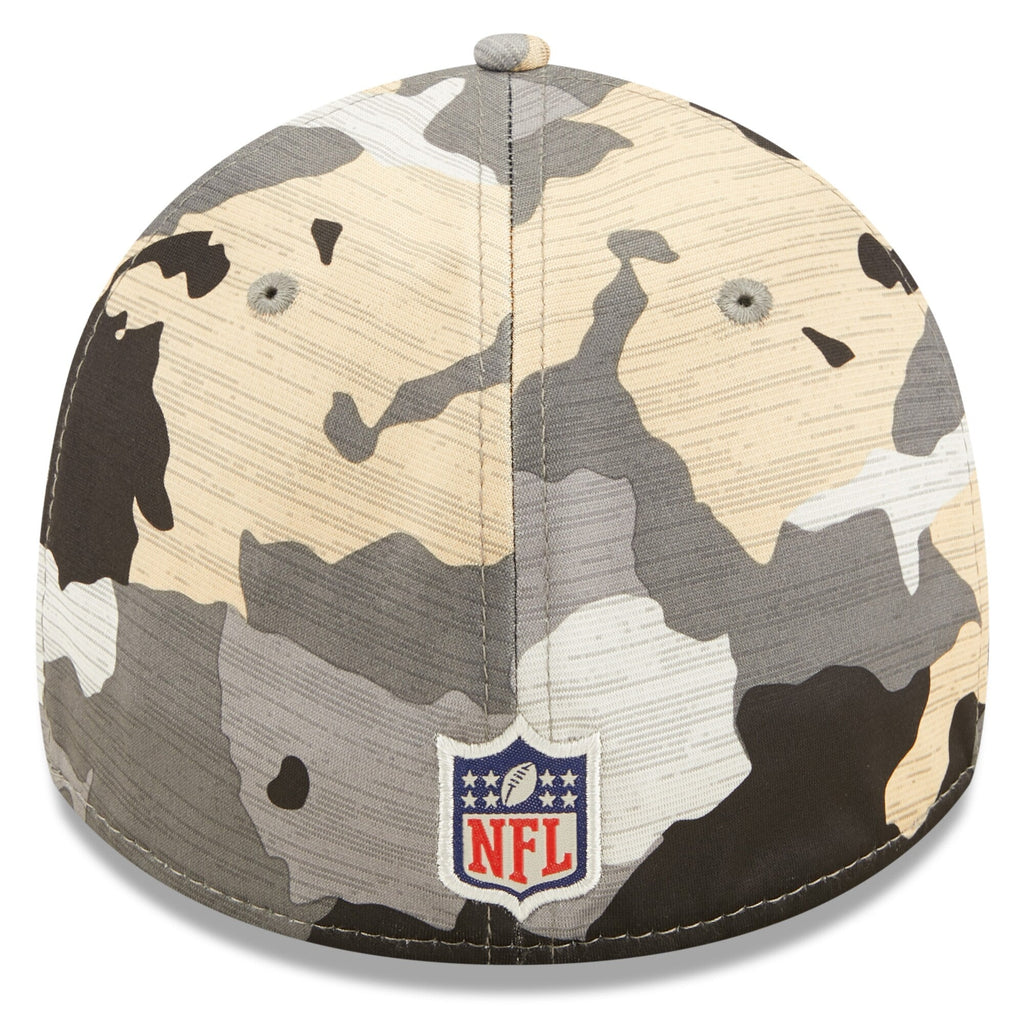 New Orleans Saints New Era Camo 2022 NFL Training Camp Official 39THIRTY Flex Hat for Men product image 4, provided for
