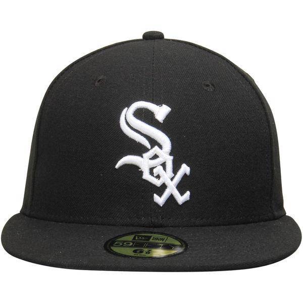 Chicago White Sox New Era Black Game Authentic Collection On-Field 59FIFTY Fitted Hat for Men product image 2, provided for