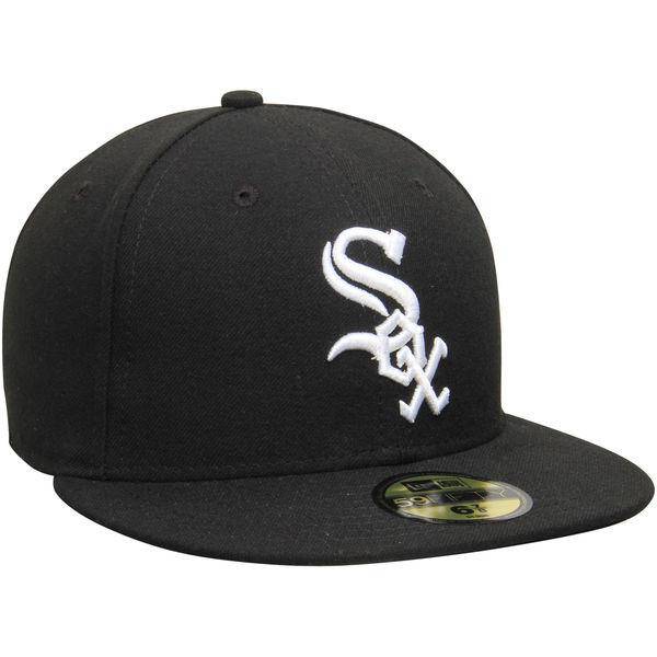 Chicago White Sox New Era Black Game Authentic Collection On-Field 59FIFTY Fitted Hat for Men product image 3, provided for