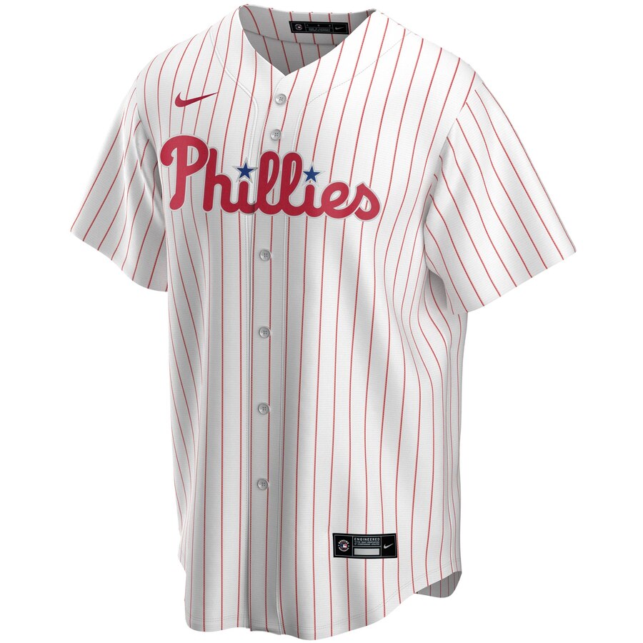 Philadelphia Phillies Bryce Harper Nike White Home Replica Player Jersey for Men product image 2, provided for visual