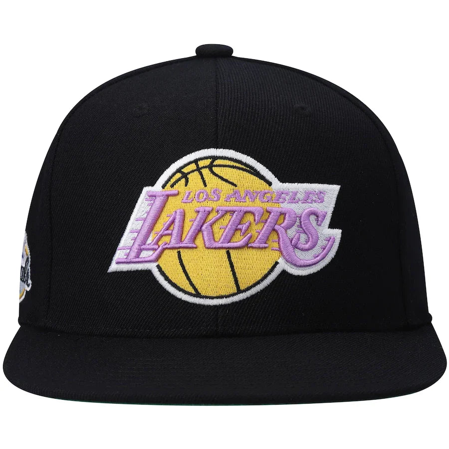 Los Angeles Lakers Mitchell & Ness Top Spot NBA 2010 Finals Snapback Hat product image 2, provided for visual reference and
