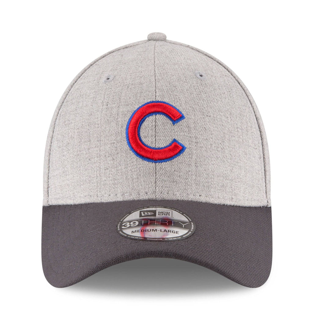 Chicago Cubs New Era Heathered Gray/Graphite Change Up Classic 39THIRTY Flex Hat for Men product image 2, provided for