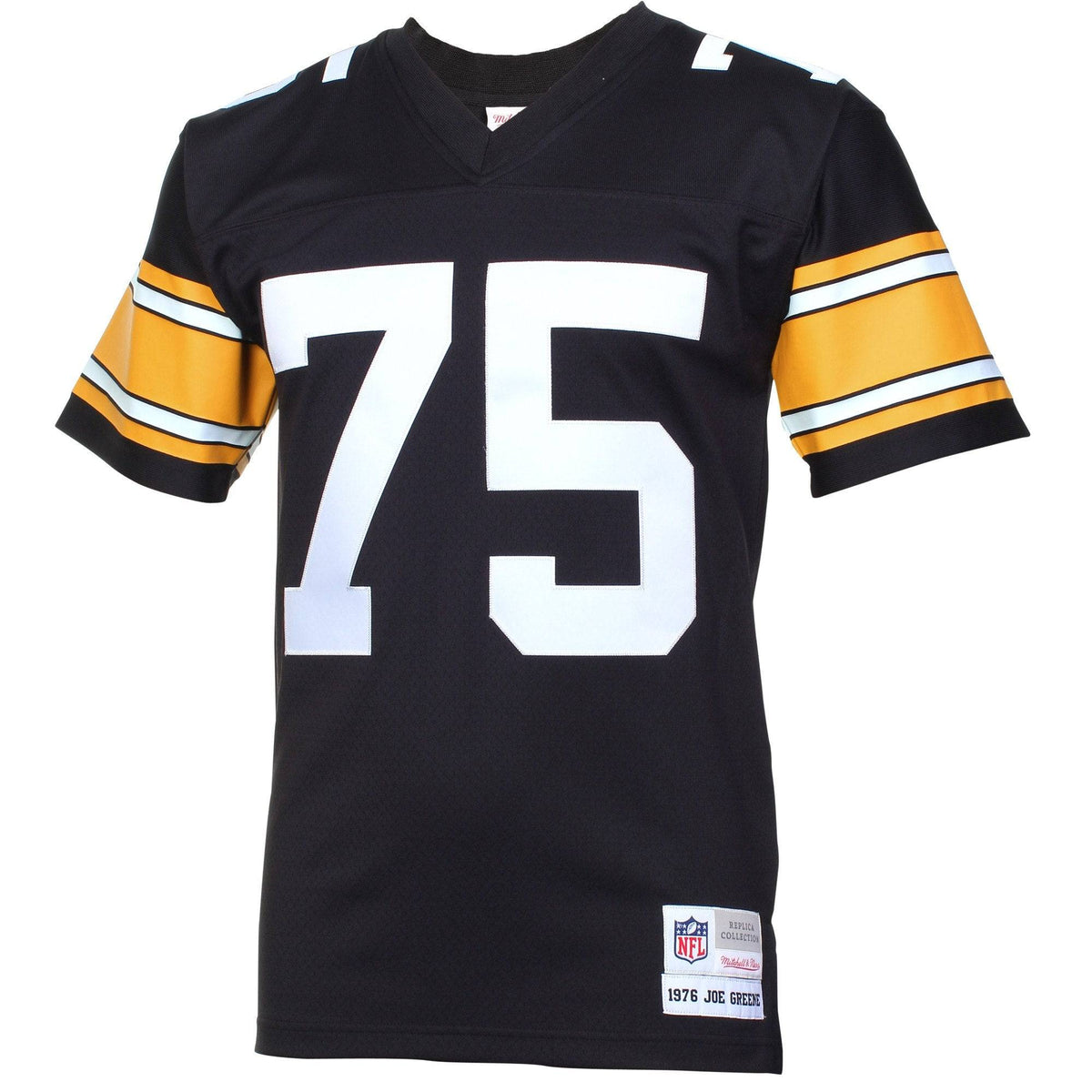 Mens Pittsburgh Steelers Joe Greene Mitchell & Ness Black Retired Legacy Replica Jersey product image 3, provided for visual