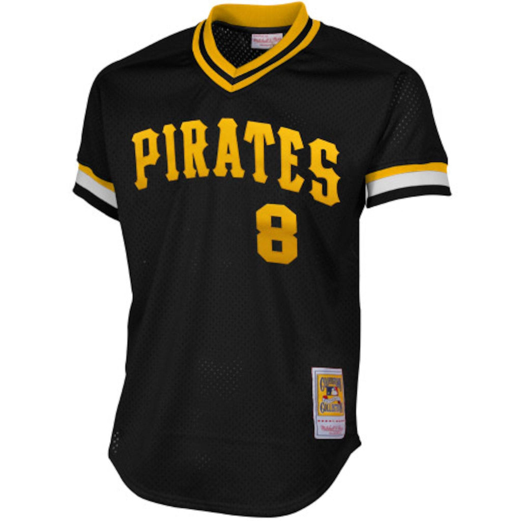 Pittsburgh Pirates Willie Stargell Mitchell & Ness Black 1982 Authentic Cooperstown Collection Mesh Batting Practice Jersey