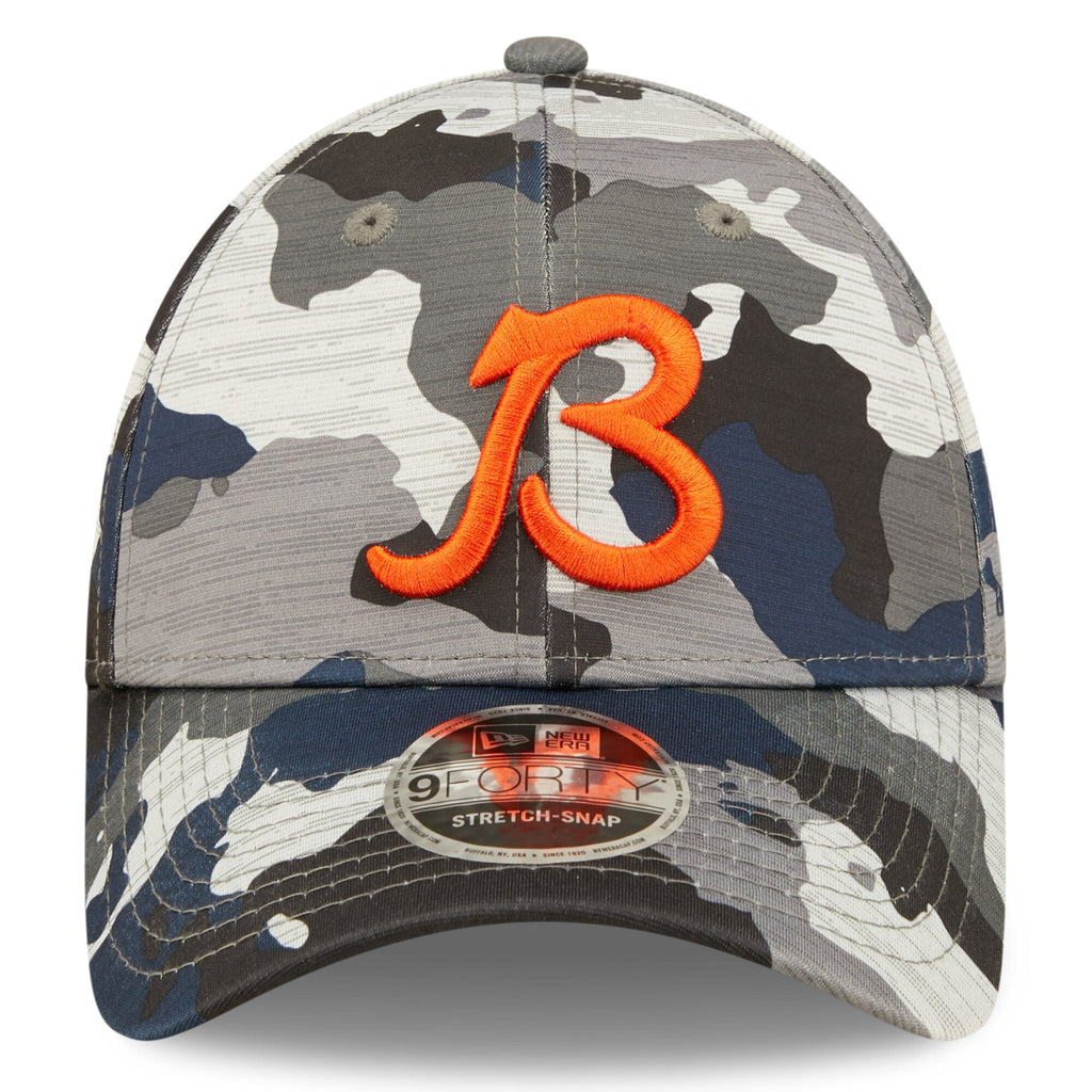 Chicago Bears New Era Camo 2022 NFL Training Camp Official Script 9FORTY Adjustable Hat for Men product image 2, provided