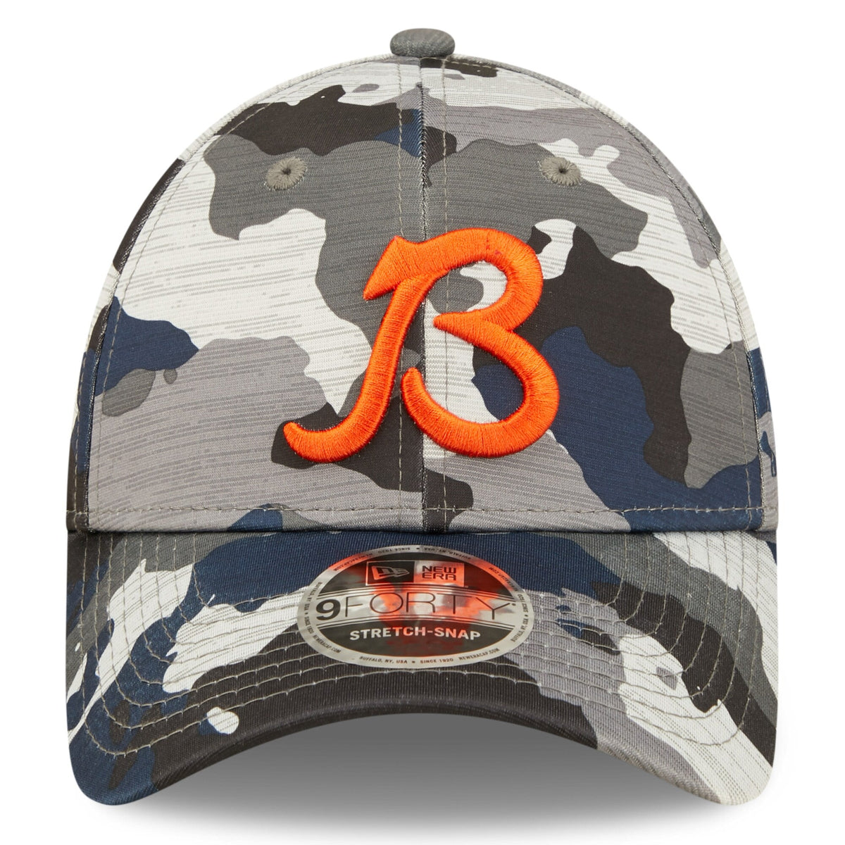Chicago Bears New Era Camo 2022 NFL Training Camp Official Script 9FORTY Adjustable Hat for Men product image 2, provided