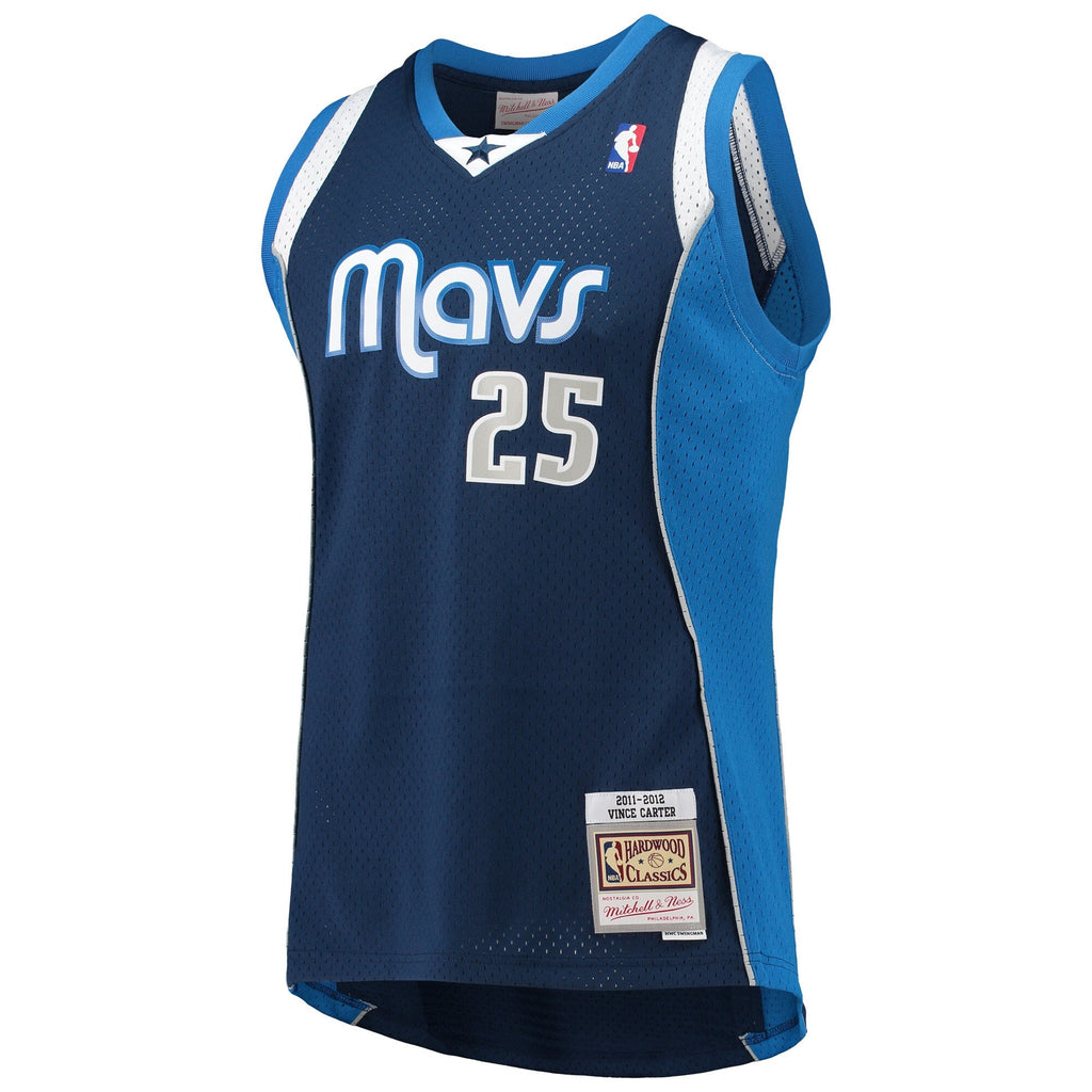 Vince Carter Dallas Mavericks Mitchell & Ness 2011-12 Hardwood Classics Swingman Jersey - Navy for Men product image 2,