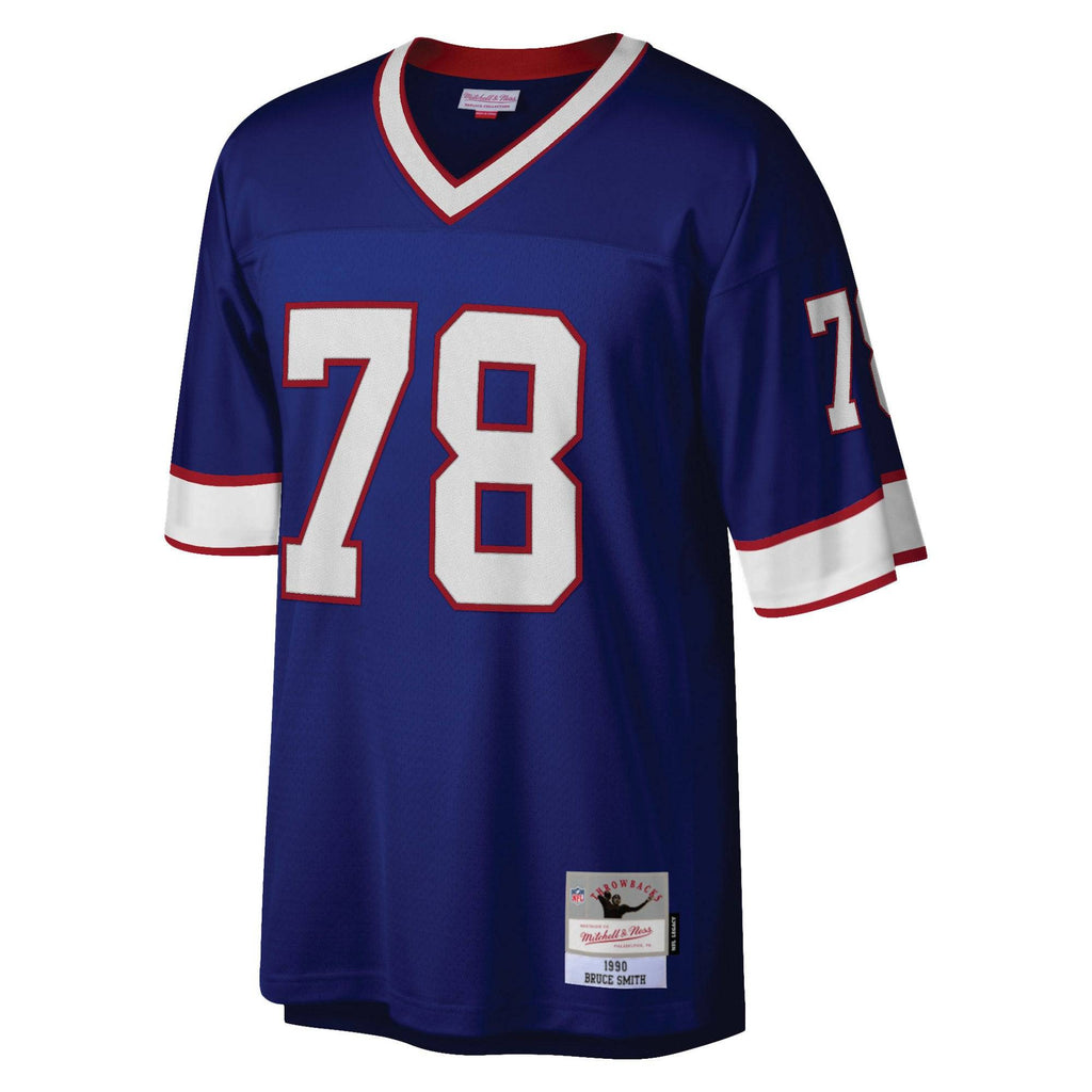 Buffalo Bills Bruce Smith Mitchell & Ness Royal 1990 Legacy Replica Jersey for Men product image 2, provided for visual